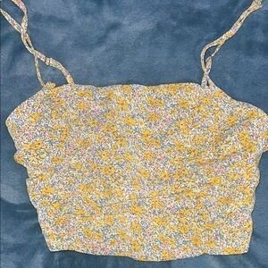 Floral Yellow Women's Top